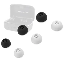 Quality Silicone Ear Tips for Sennheiser CX/CX500BT/MOMENTUM 3/Sport Earbuds Eartips MOMENTUM3 Ture Wireless Earphone Tips 5mm