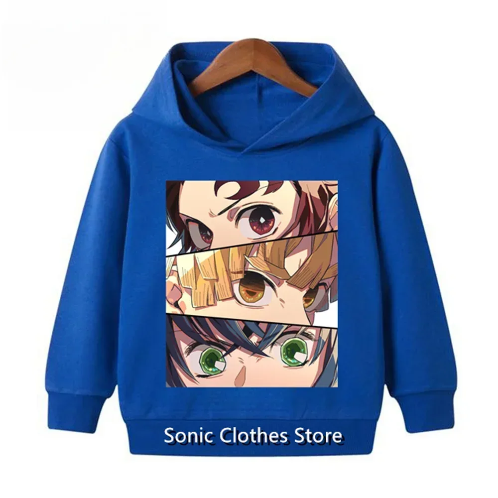 Anime Demon Slayer Kimetsu no Yaiba 3D Printed Hoodies Fashion KidsHoodie Harajuku Sweatshirts Boys Girls Tracksuits Clothes