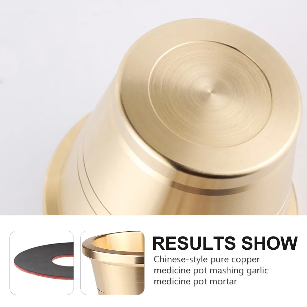

1 комплект ступка, пестик, китайская медицина, горшок для специй, песто, измельчитель, чеснок, медь, бытовая дробилка, дерево