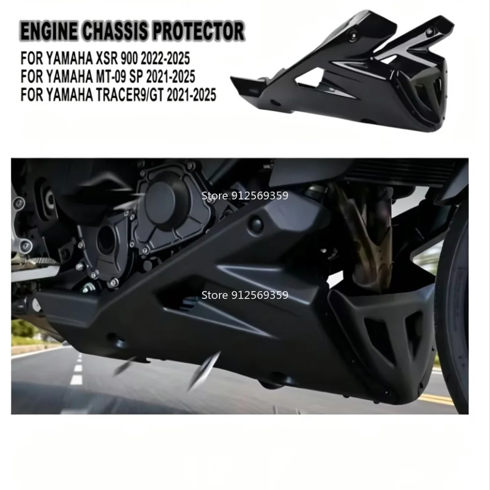 For Yamaha MT-09 SP XSR 900 TRACER9/GT 2021-2025 Motorcycle Belly Pan Engine Chassis Spoiler Fairing Guard Cover Protector