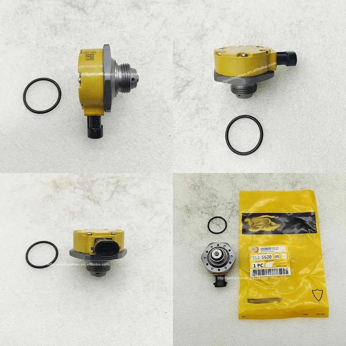 312-5620 Solenoid valve C6.4 C4.4 C4.2 320D  engine injection pump solenoid valve for excavator 3125620