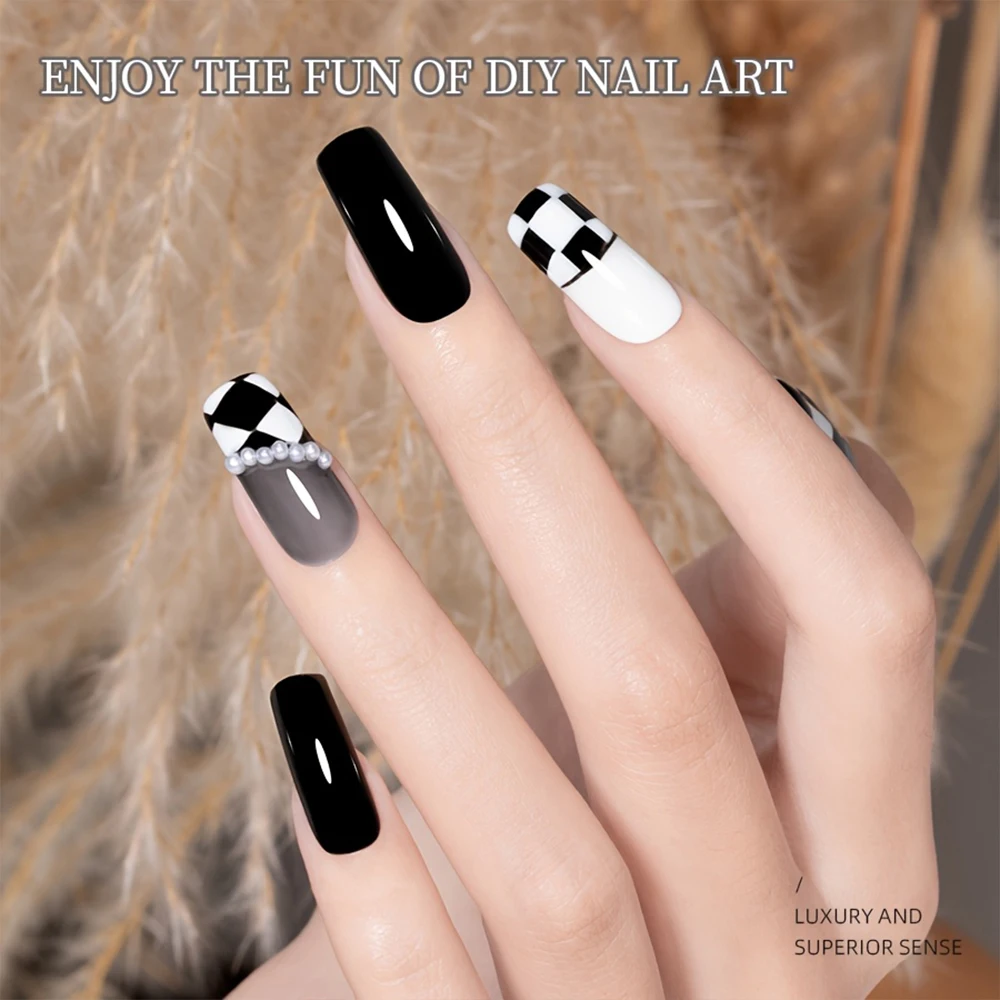 New 1/9PCS Wine Red Ink-Style Acrylic Nail Art Brush Set - Nail Extension Tool Pro Salon Home DIY Manicure Painting Design Kit