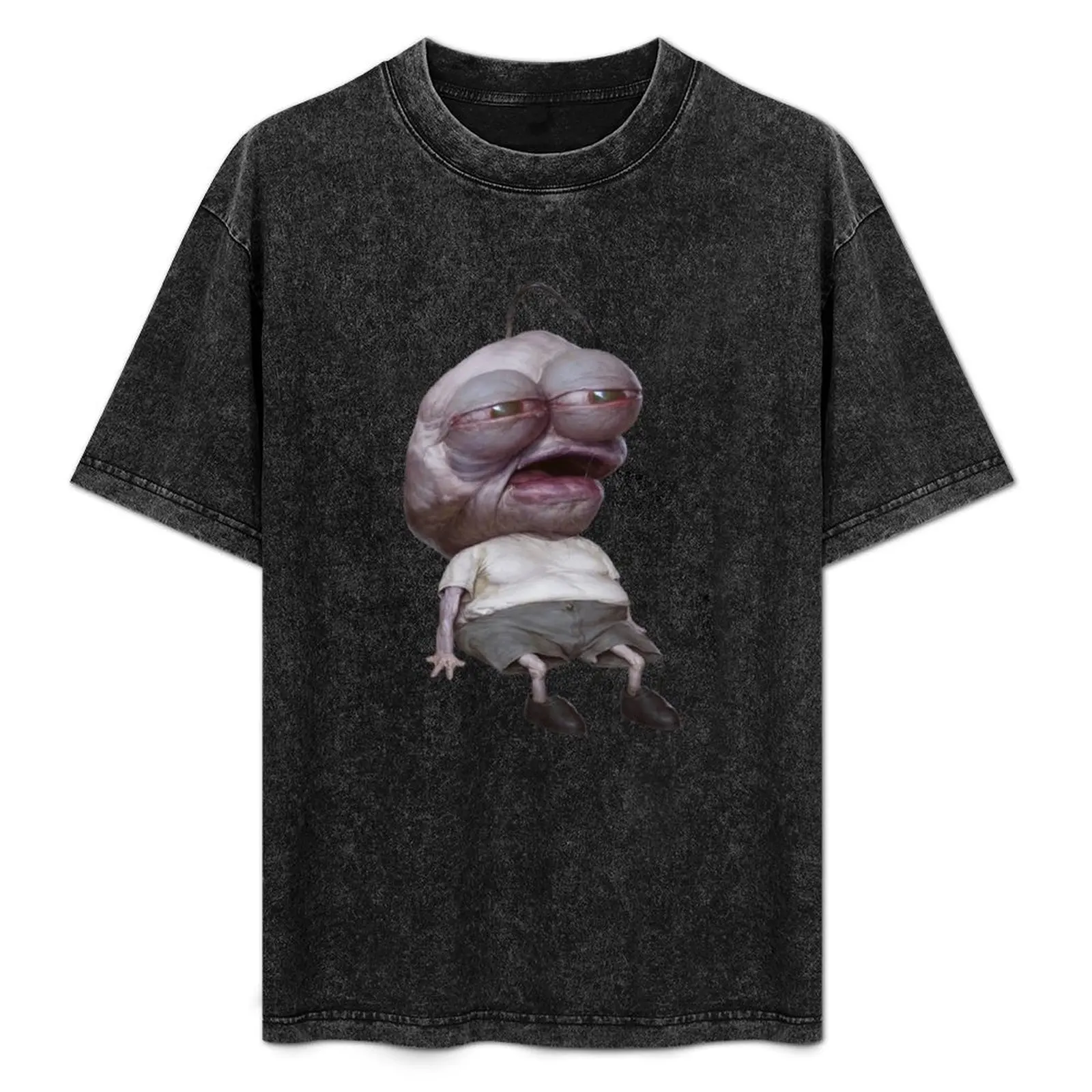 

Smiling Friends Depressed Pim - Adult Swim T-Shirt Casual Streetwear Short Sleeve Tee