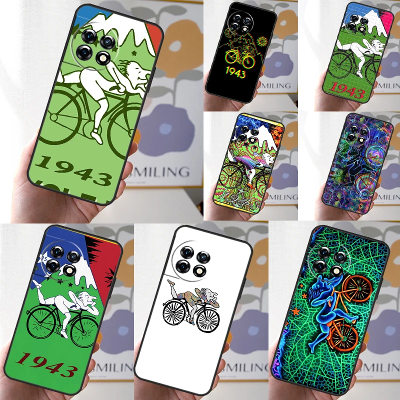 LSD Albert Hofmann Bicycle Day Case For OnePlus 12R 10T 8T 9R 10R OnePlus 12 11 9 10 Pro Nord CE 2 3 Lite N10 N20 N30 Cover