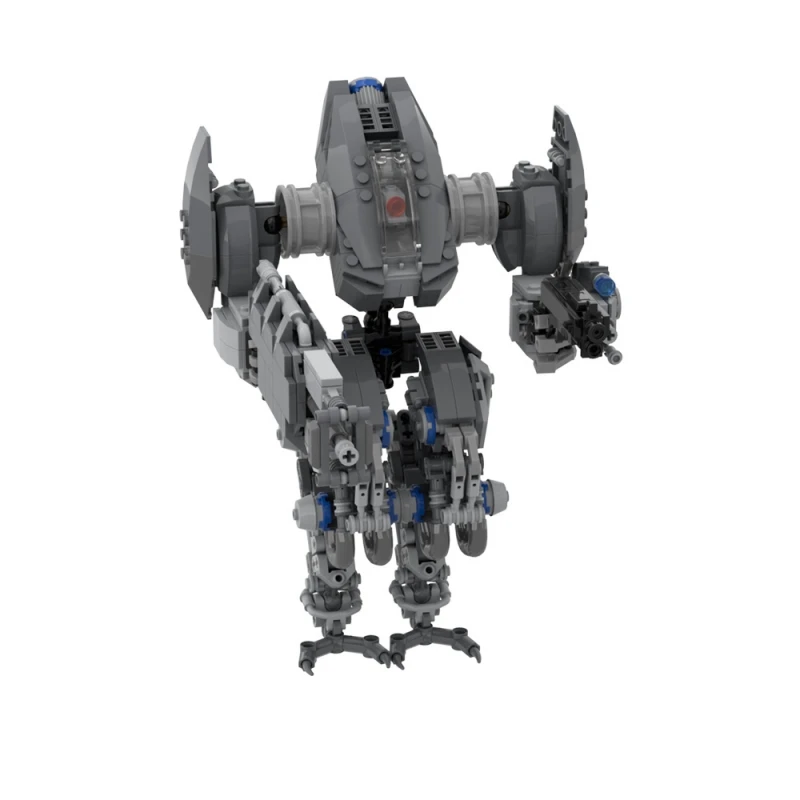 MOC-178167 Phobos Battle Robot Model Building Blocks High-tech Guns Military Fighting Action Mecha Bricks Toys Children's Gifts