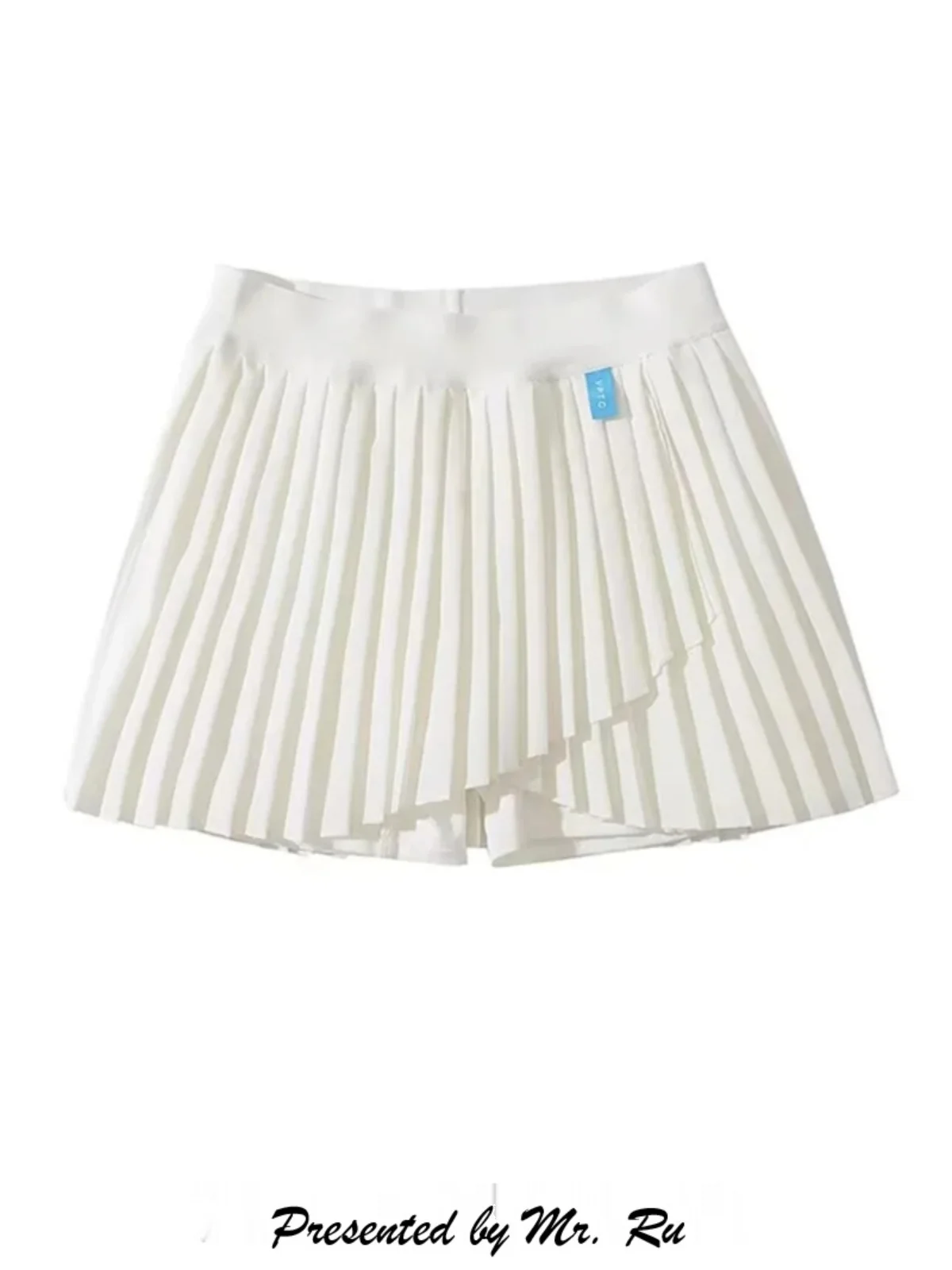 

Spor Pleated Tennis Skirt High Waist Lengthening Legs New White High Waist Sexy Girl orts Brit Sle Commute Pure Color