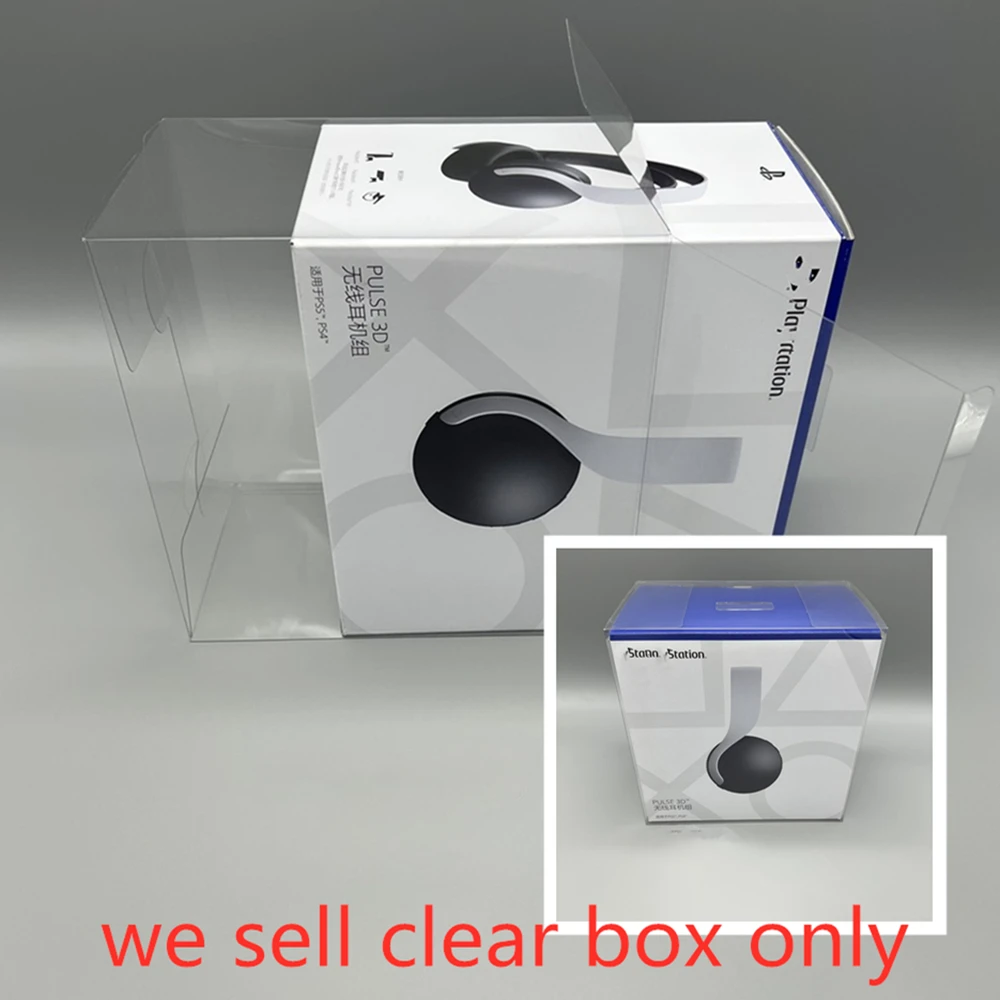 Protecteur De BoîTe Pet Pour Pulse 3D ™ BoîTes De Collecte Pour Casque Playstation 5 Playstation 4, PS4/PS5, Coque Transparente, Vitrines
