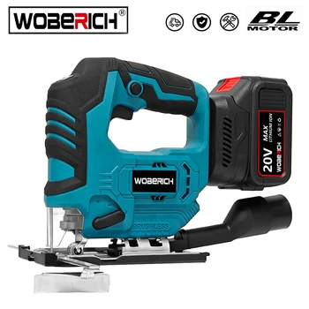 브러시리스 전기 지그 톱, 조절식 직소 절단기, 휴대용 다기능 목공 전동 공구, 마키타 배터리용