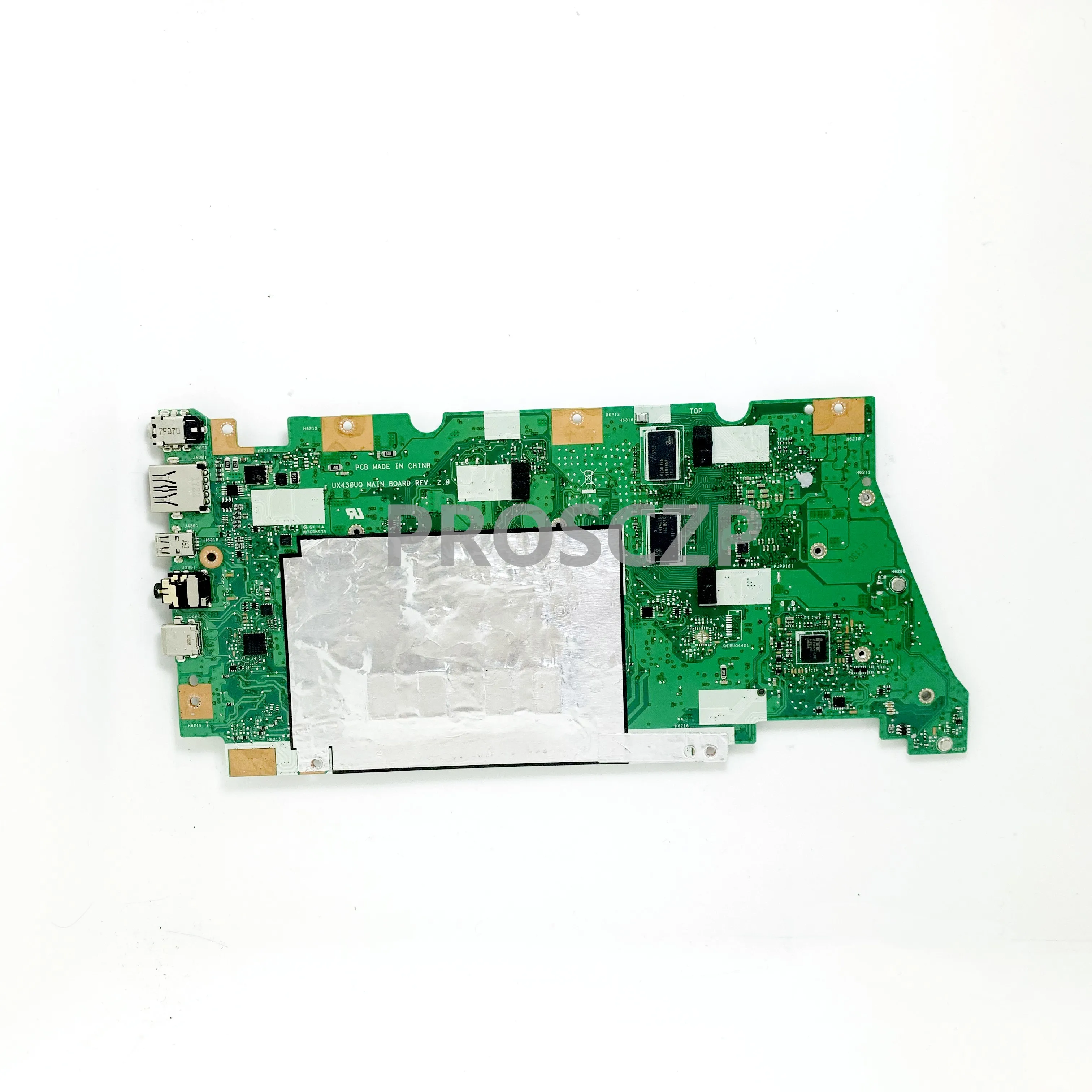 UX430UQ REV:2.0 High Quality Mainboard For Asus UX430UQ Laptop Motherboard SR2ZU I5-7200U CPU N16S-GTR-S-A2 8GB 100%Full Tested