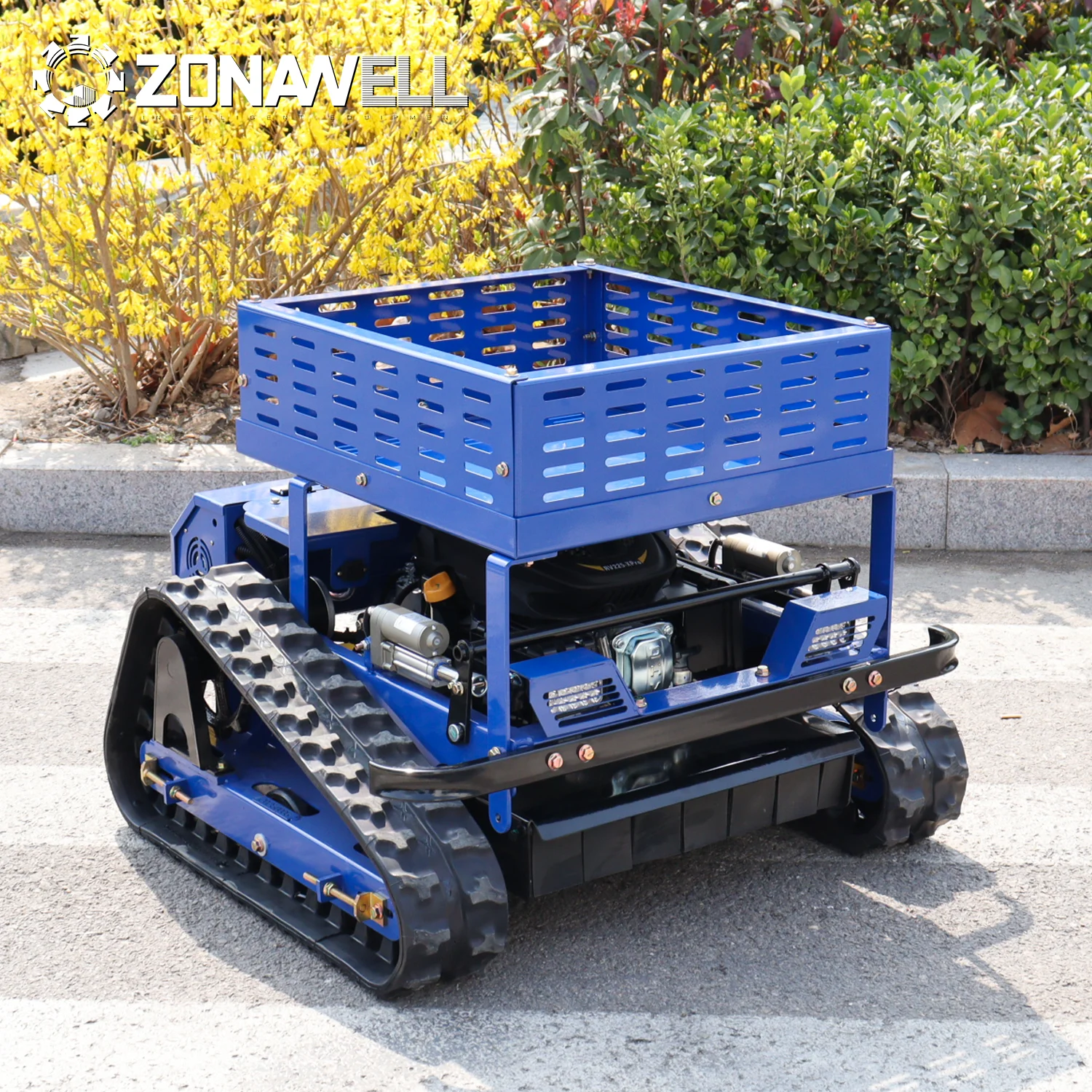 

Con 50° de escalada, bastidor de hierro personalizable para terrenos irregulares complejos Cortacésped