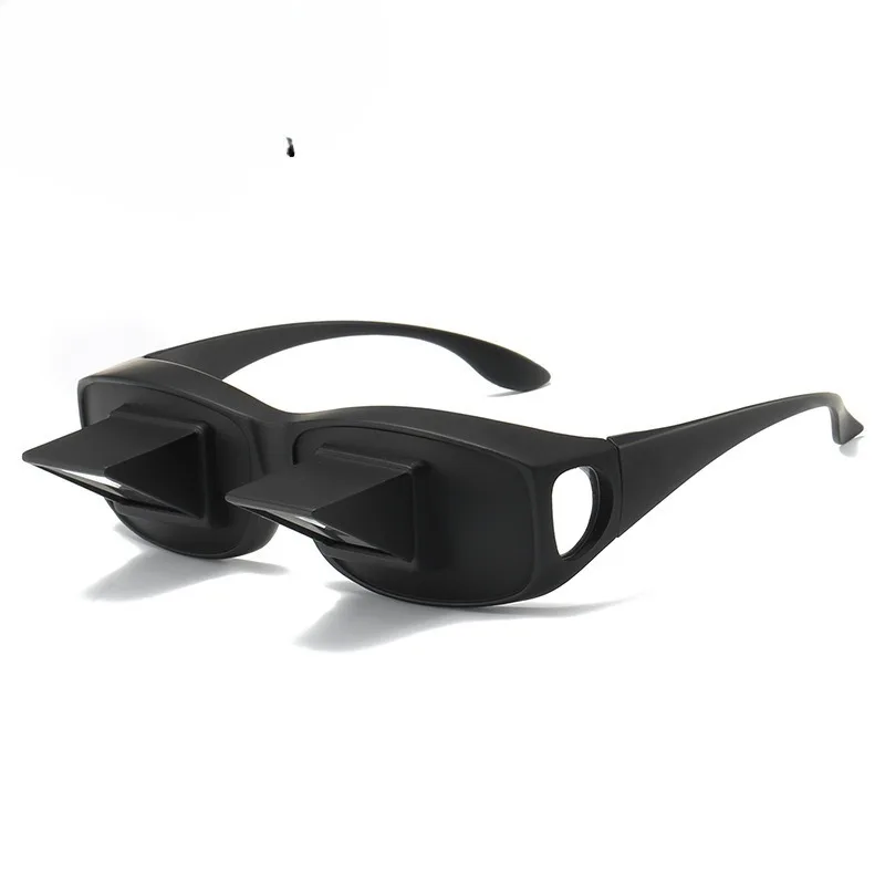 Ultra-HD Lazy-Friendly Glasses with Glass Lenses, Myopia-Compatible, Reclining Patient Glasses, Lazy Reading Glasses