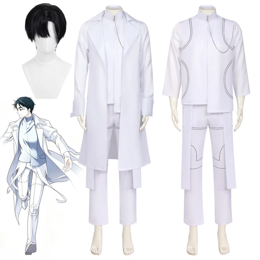 Zombie Stage Ivan Cosplay Costume Alien Stage ZOMST Ivan Costume Wig Halloween Party Suits