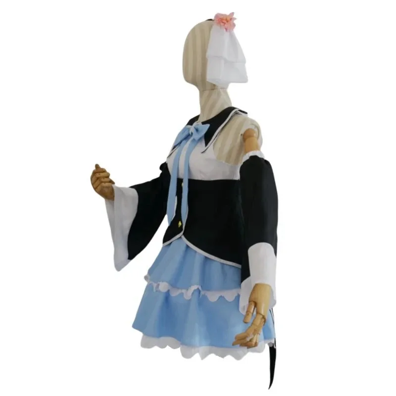 فستان Nishiki Asumi زي تنكري زي الهالوين للعب الأدوار مجموعة كاملة