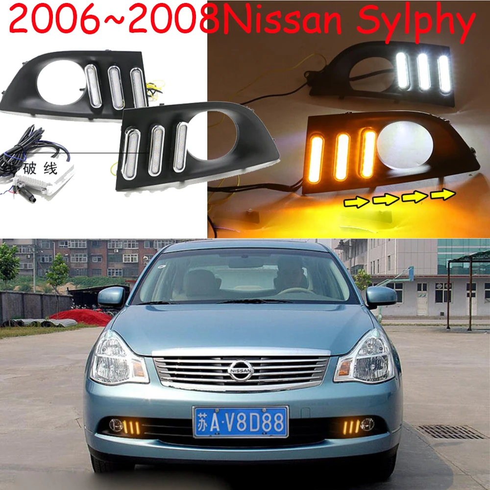 

Sentra дневная лампа, 2006 ~ 2008/2009 ~ 2018!Sentra фара! Светильник, bluebird противотуманная лампа, Sylphy;Sentra противотуманная лампа; Lannia