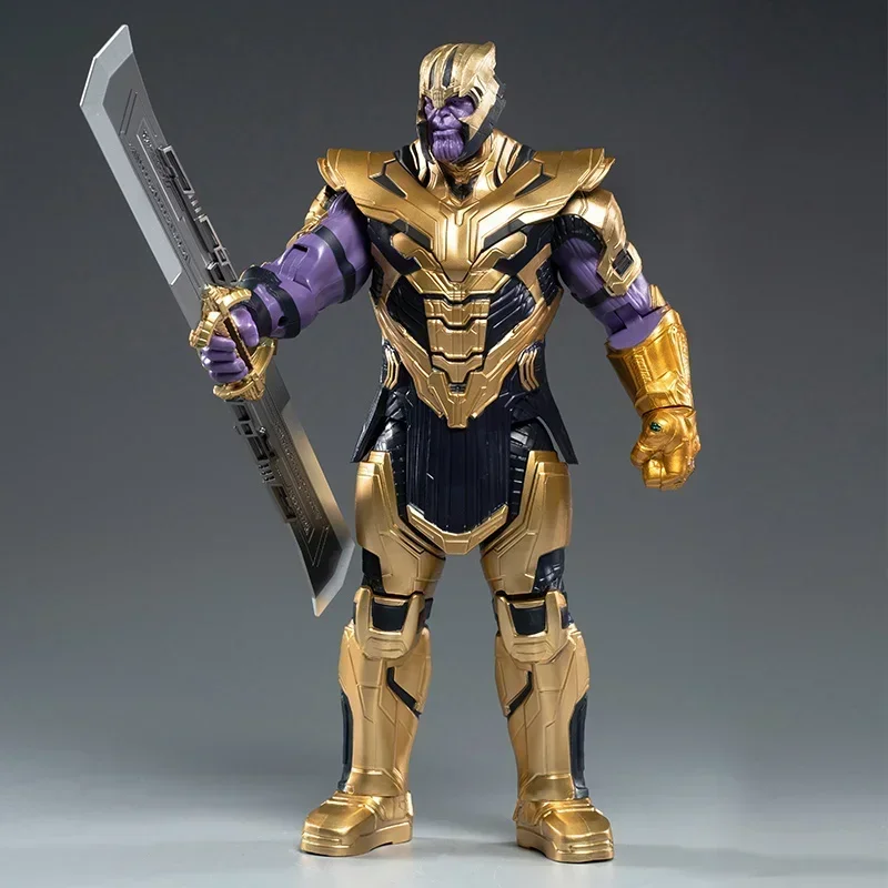 

Marvel Character 14-inch Thanos Hand Action Avengers 4 Simple Joint Action Figure 1:5 Genuine Licensed Color Box Packaging Decor