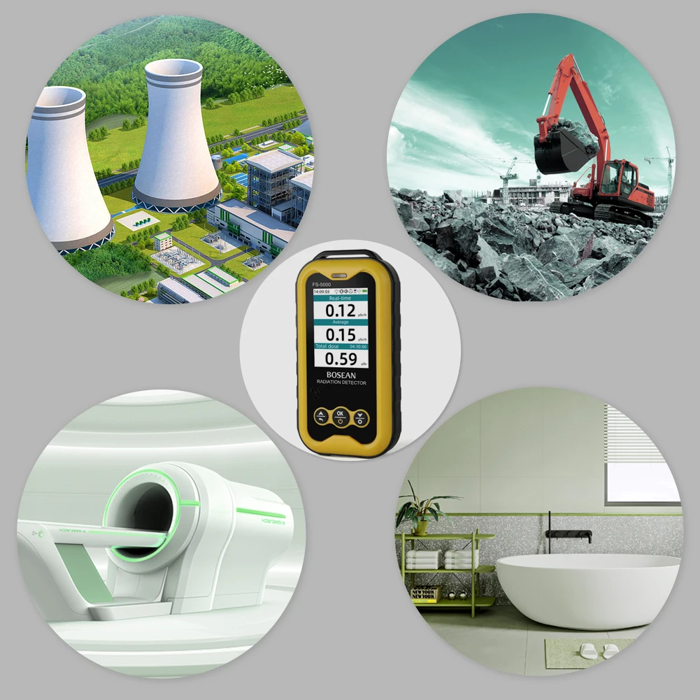 جديد FS5000 كاشف الإشعاع النووي الأشعة السينية بيتا جاما كاشف النشاط الإشعاعي لمياه الصرف الصحي النووية لبرنامج الكمبيوتر