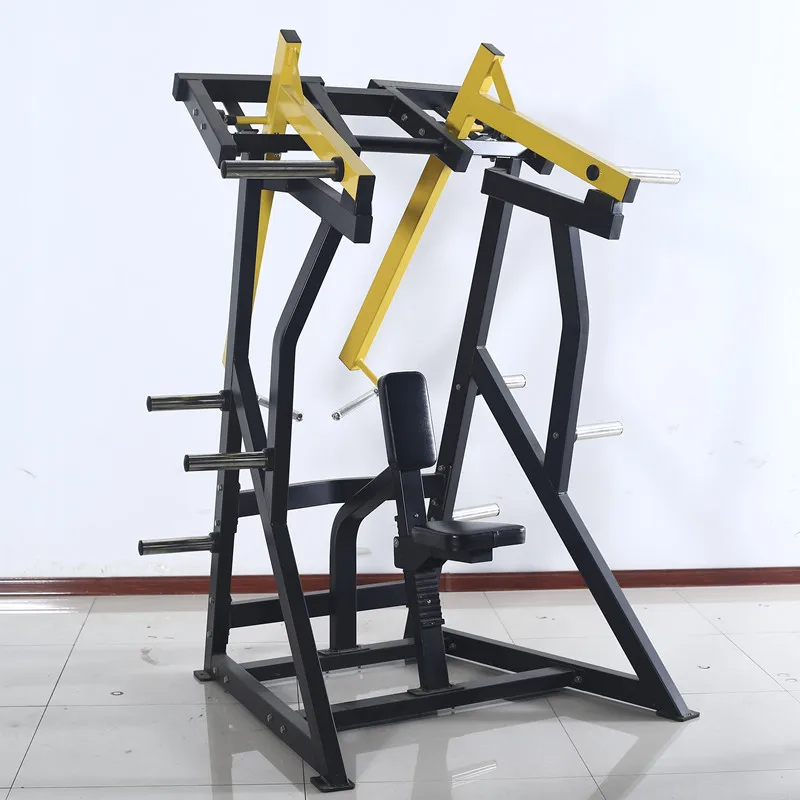 Equipo de fitness de remo comercial con logotipo personalizado, máquina de gimnasio para entrenamiento de fuerza, equipo de fila DY Iso-Lateral