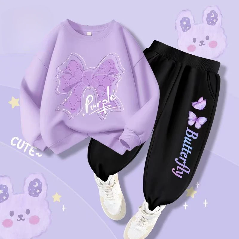 Autumn Baby Boy Clothes Fashion Printed T-shirts and Pants 2 Pieces Set Children Girls Casual Top Bottom Outfits Tracksuits