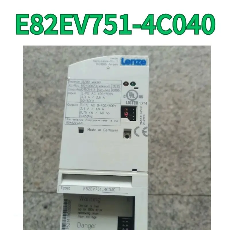 second-hand E82EV751-4C040 frequency converter test OK Fast Shipping