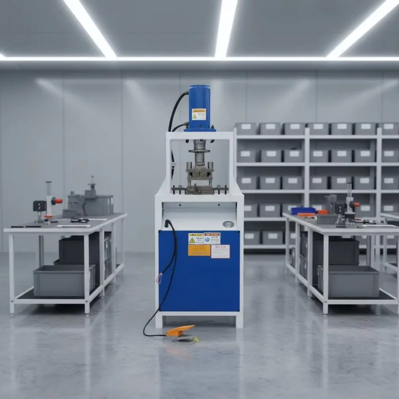 

Stainless Steel Guardrail Flattening Punching Machine Light Steel Bracket Pipe Cutting Punching Machine Multifunctional