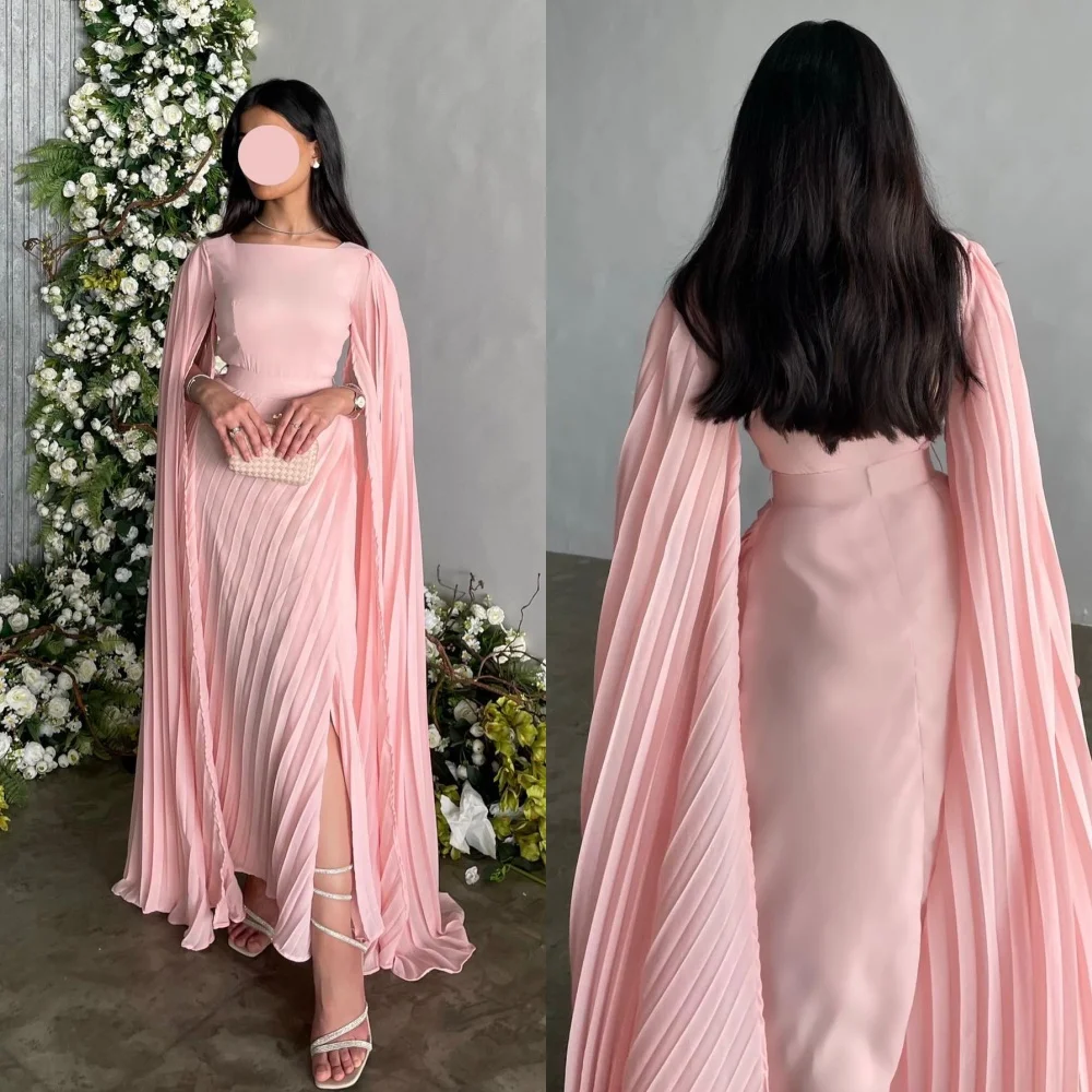 Simple Square A-line Quinceanera Dresses Draped Chiffon Formal Occasion Gown vestidos de fiesta robes bal  promo vestido femin