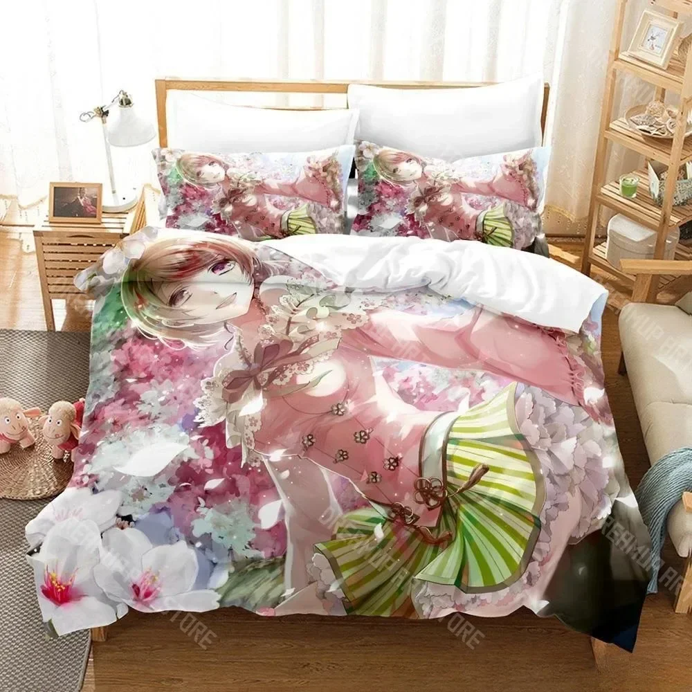 

3D Print Love Live! Anime Kawaii Girs Bedding Set Single Twin Full Queen King Size Bed Set Adult Kid Bedroom Duvetcover Sets