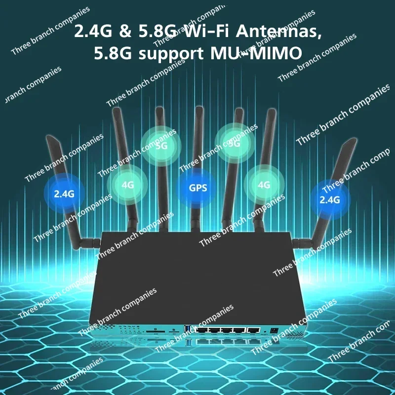 Gigabit Enterprise Dual Band Zbt WG1608 5G Mobile Modem Wireless Router mit SIM-Karte