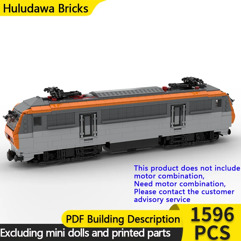 

Модель городского автомобиля MOC, строительные кирпичи, Motrice BB 26000, электрический локомотив, модульная технология, подарки, праздник, сборка, детские игрушки