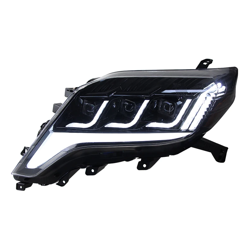 

LED Turn Signal Headlight For Toyota 2014-2017 Prado Car Front HeadLamp Assembly Led Lens Daytime Running Light Accessories