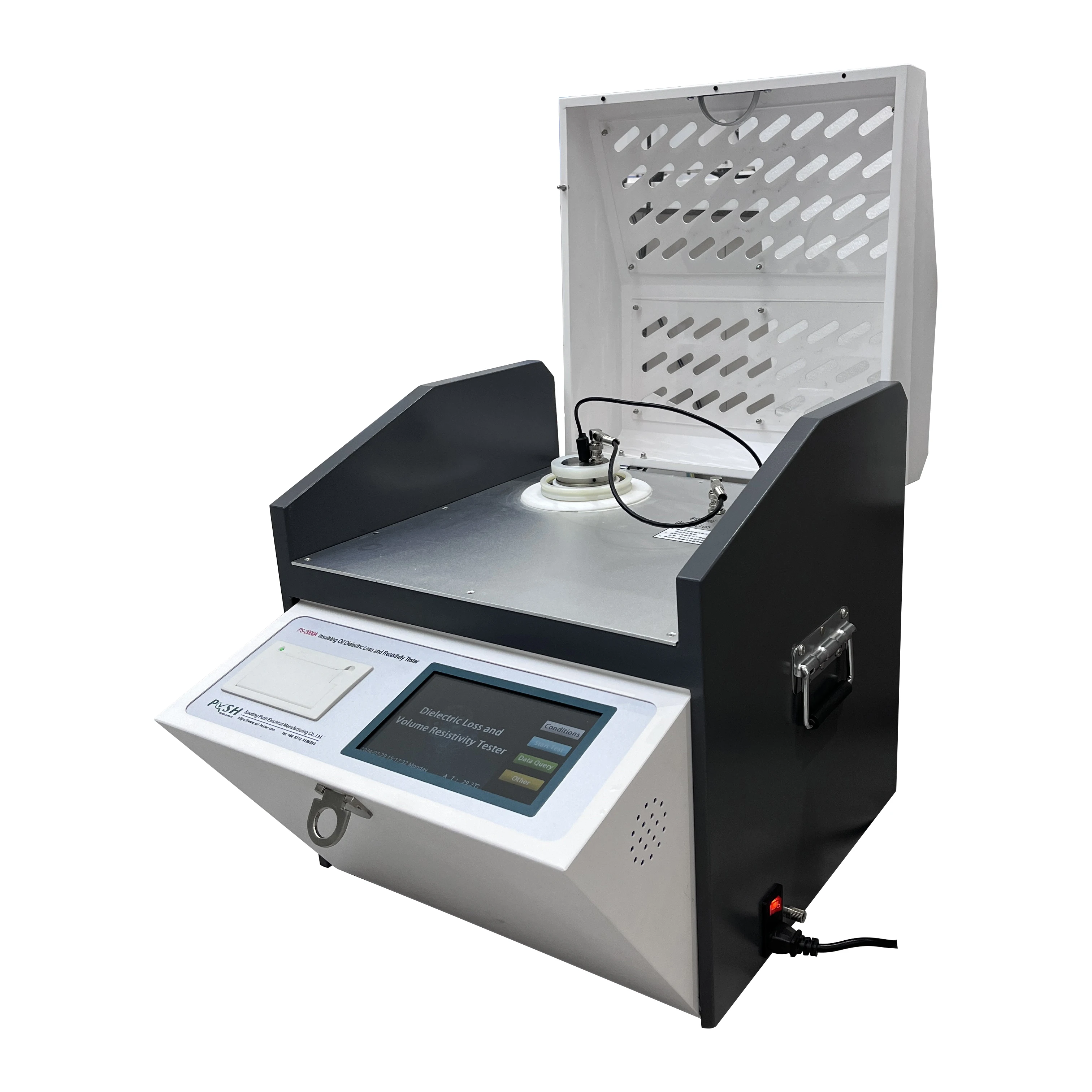 

PS-2000A color touch screen Oil Dielectric Loss Tester Oil Resistivity And Dielectric Loss Tester tan tester