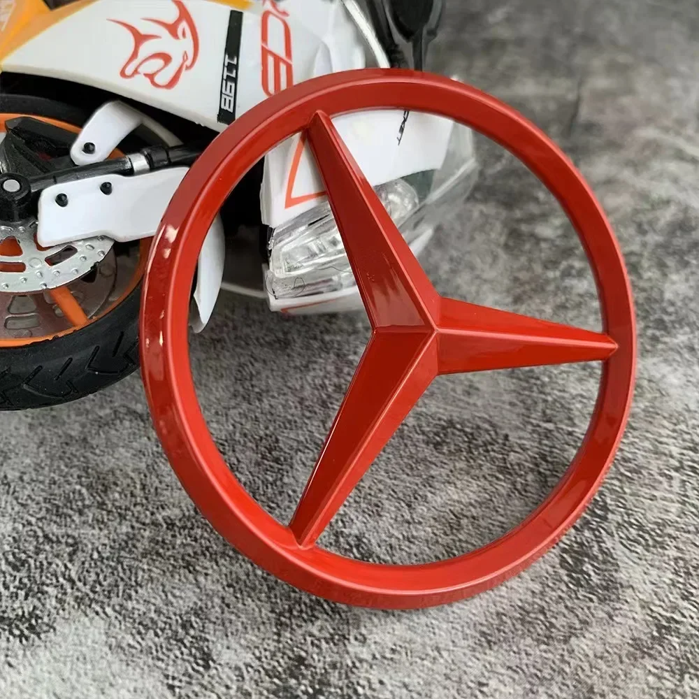 ل AMG جديد 2025 لمرسيدس بنز 70 مللي متر ثلاثية الأبعاد سيارة معدنية التصميم محرك هود شارة ديكور ملصق لمرسيدس بنز E C G M S A B Cla #6