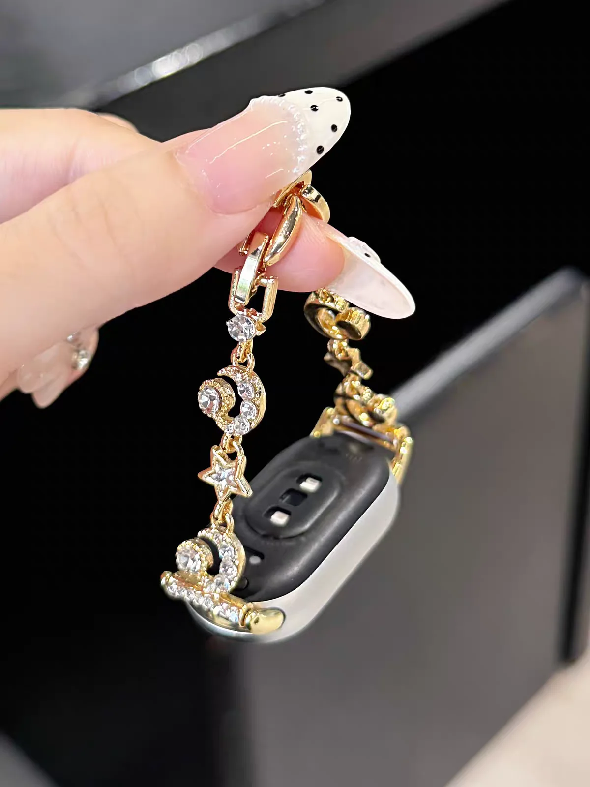 Fashion Star Moon Metal Correa for Xiaomi Band 10 9 8 Strap Metal Link Bracelet NFC Wristband Accessor