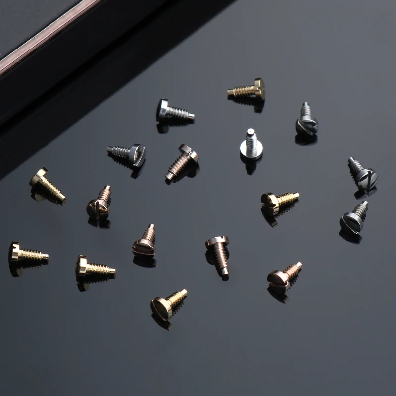 مسامير مسطحة لـ IWC البرتغال بورتوفينو IW3712/3714/3716 الغطاء الخلفي المسمار الغطاء السفلي شل الساعات الذهب والفضة والذهب الوردي