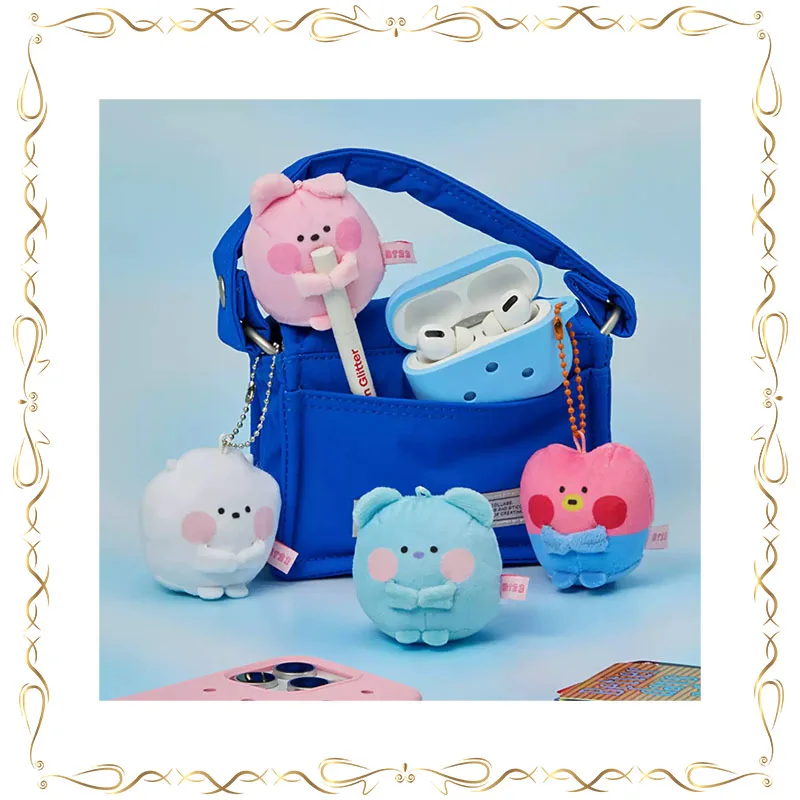 BTS Kim Tae Hyung Jeon Jung Kook Dango Series Doll Package Hanging Soft Keychain Cartoon Periphery