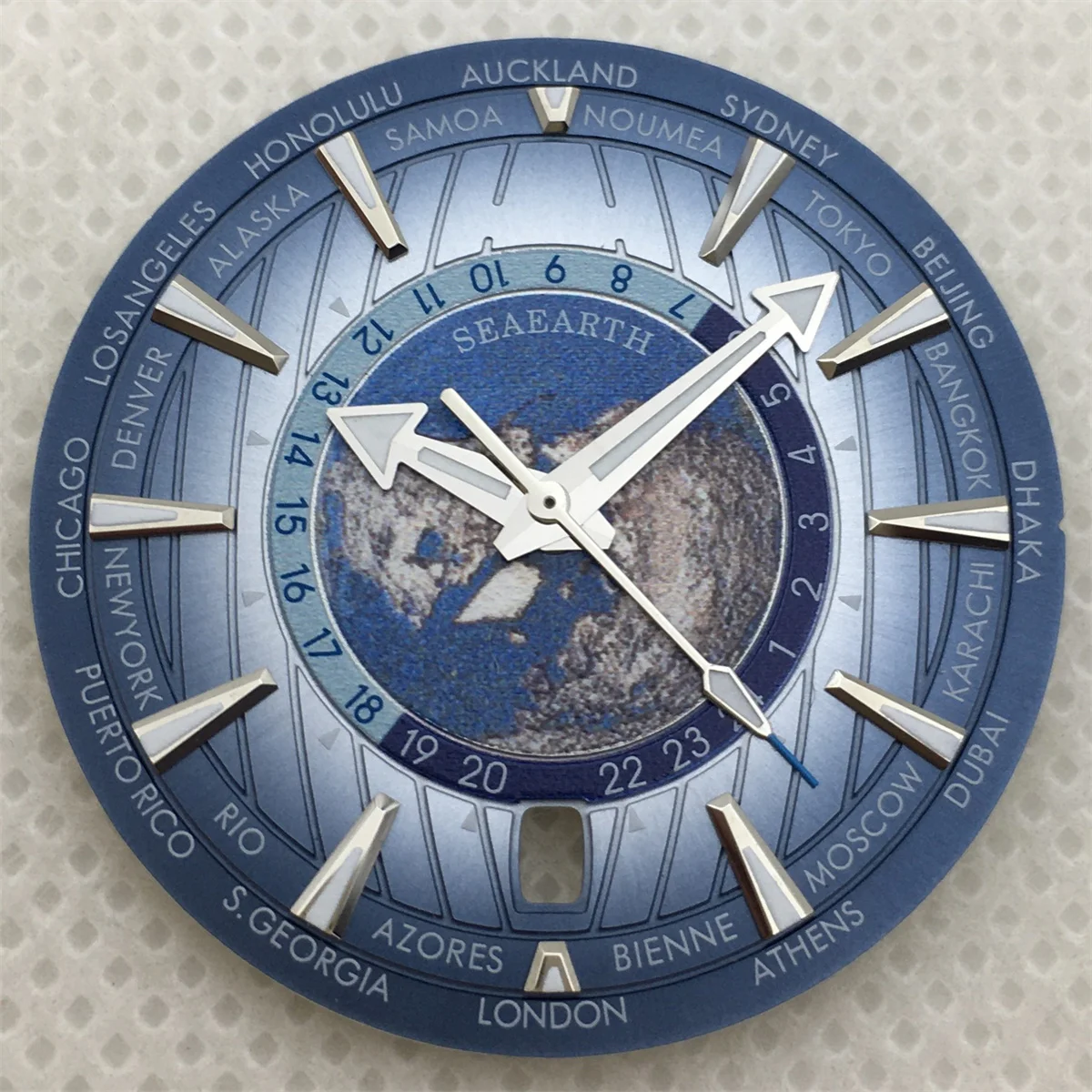 NH35 33 ملم قرص C3 قرص مضيء تقويم الساعة 6 مع حركة NH35A