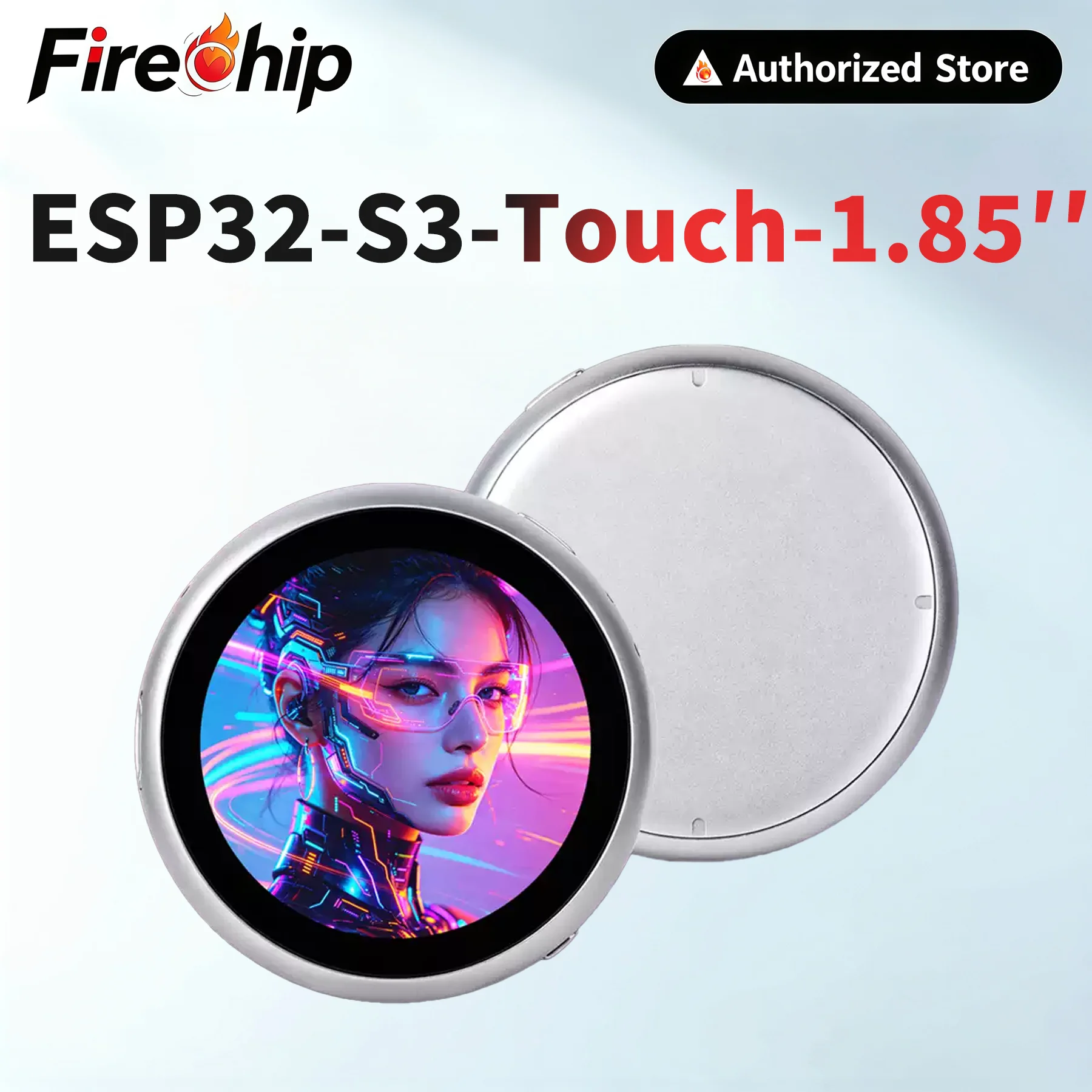 FireChip ESP32-S3 1.85inch LCD Capacitive Touch Display Supports Xiaozhi AI Electronic Kiss Online LLM Platforms With Case