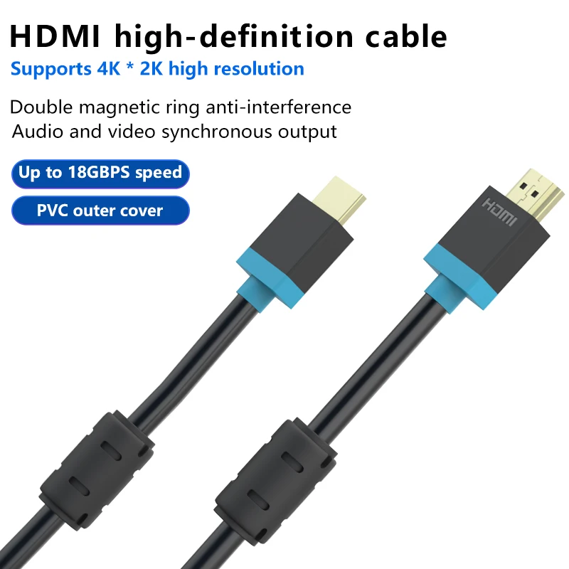 HDMI High-definition Cable Supports 4K * 2K High Resolution