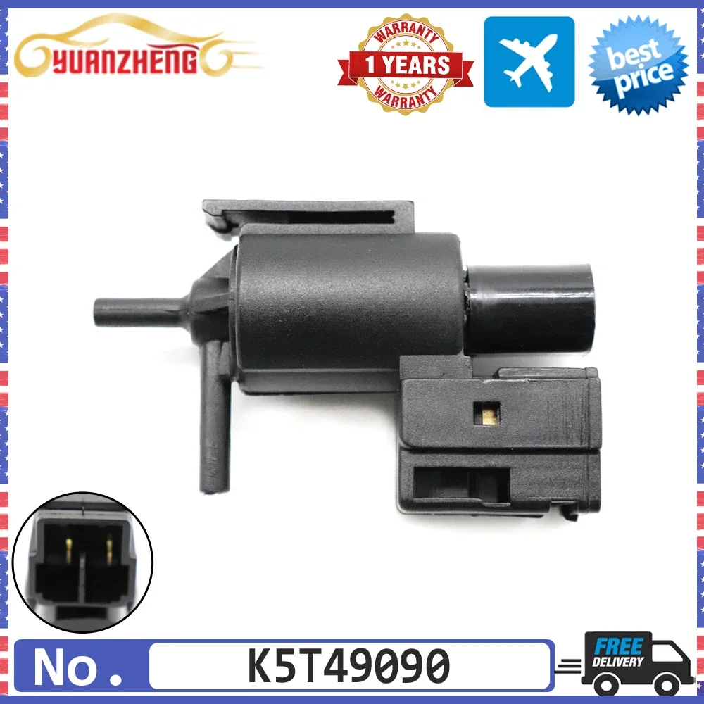 

NEW New EGR Vacuum Solenoid Switch Purge Valve K5T49090 For Mazda 626 MX-6 RX-8 Protege 5 Kl0118741 K5T49091 K5T19090