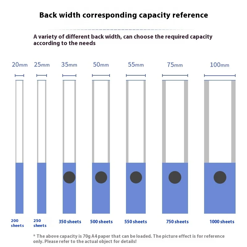 A4 Archive Box Plastic Document Box Thickened PP Plastic Document Box Large Capacity Voucher Folder Document Box Storage Office