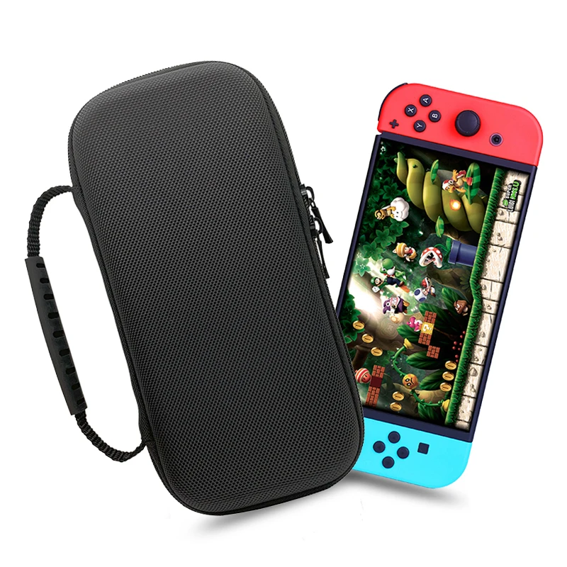 Four Corner Protection Package For Gamer High Quality Drop-proof Thickened For Switch Lite Nylon Storage Bag Black Zip