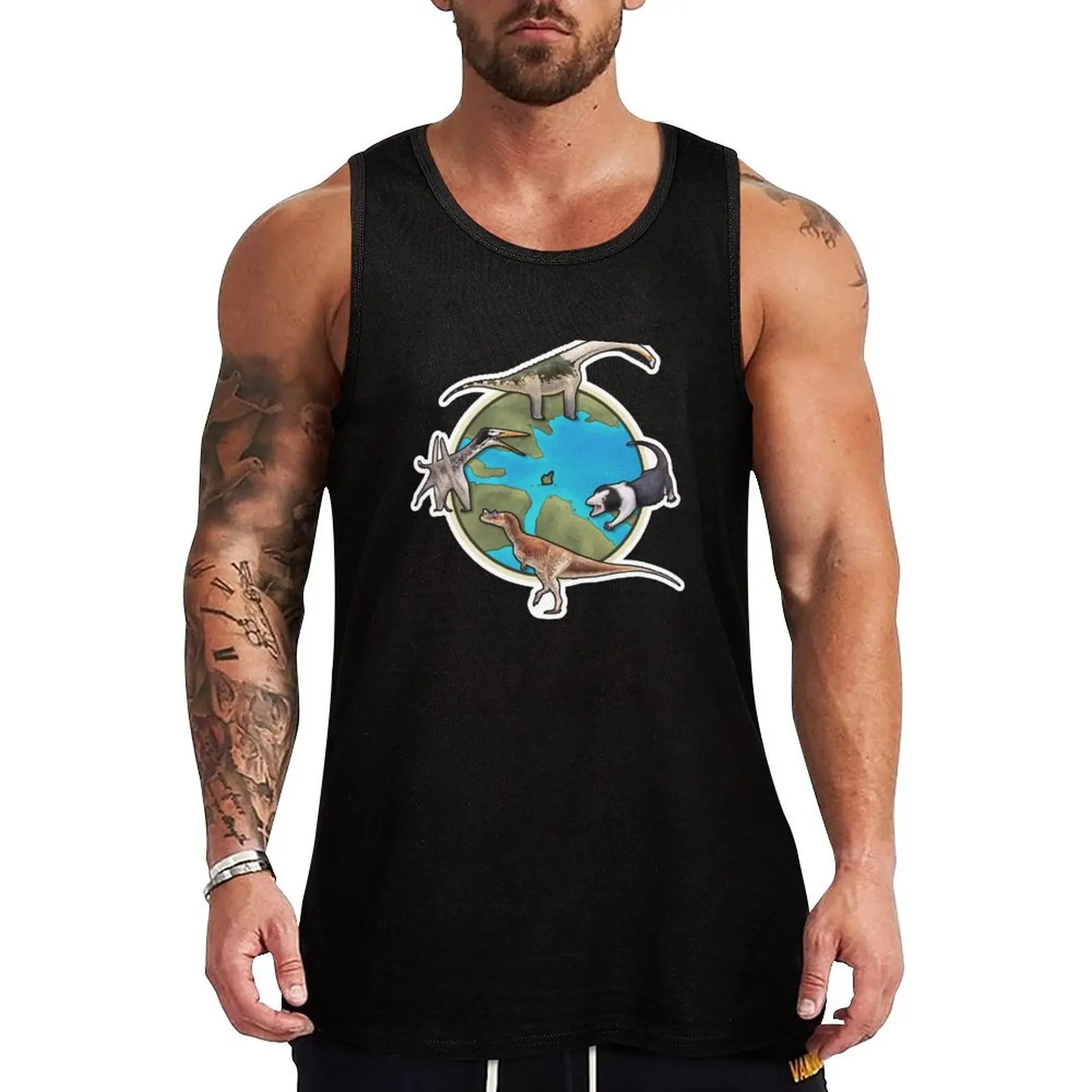 

The Langenberg Quarry Tank Top Men's summer t-shirt sleeveless gym shirts male summer clothes for men Men's gym