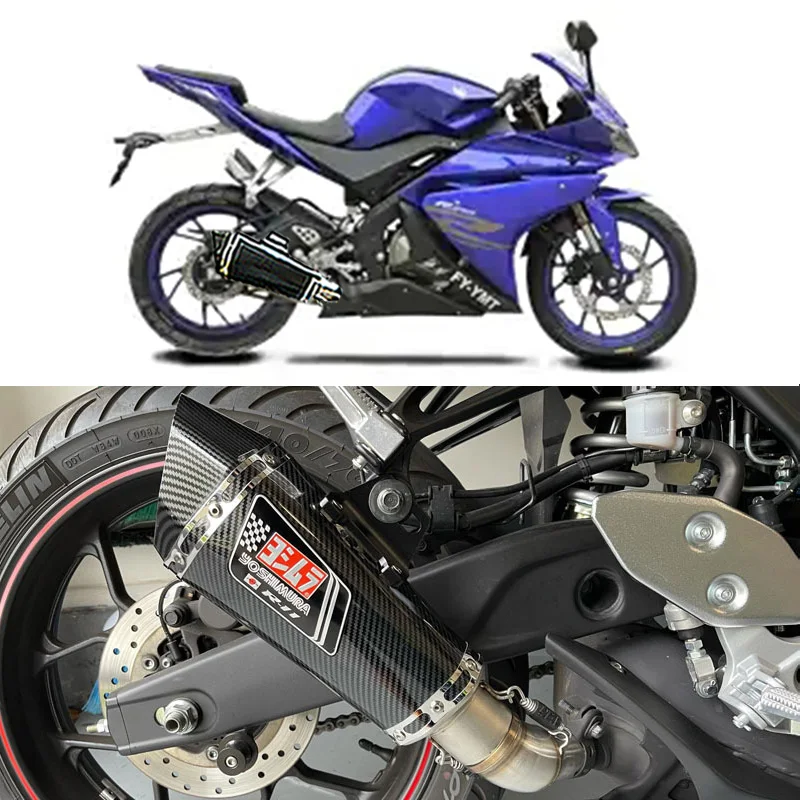 

For Feiying R25 51mm Motorcycle Exhaust R11 Muffler with DB killer 302R R25 Z400 Z900 MT07 MT09 ninja650 Z750 Z800 mt03 R6