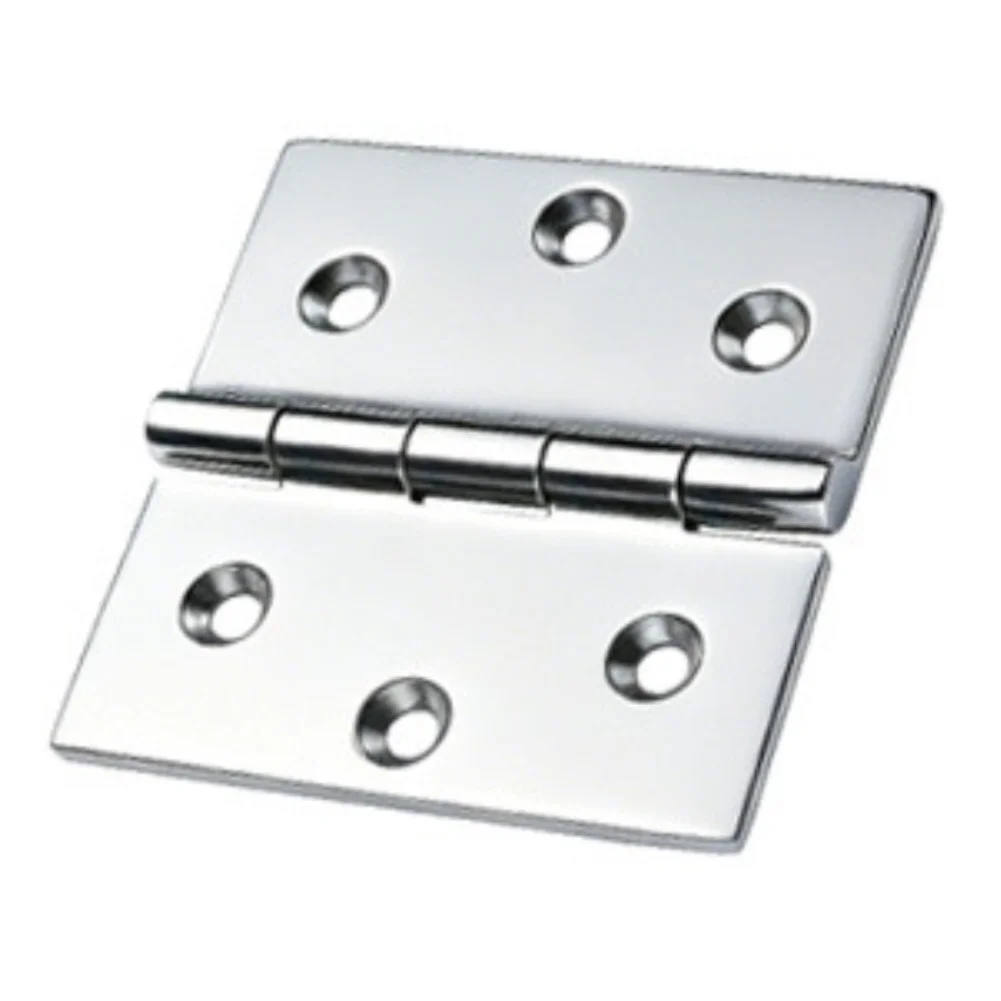 316 Stainless Steel Symmetric Hinge 76x76mm For Marine Boat Yacht Hatch Door Heavy-Duty Rust Proof Hardware Accessory