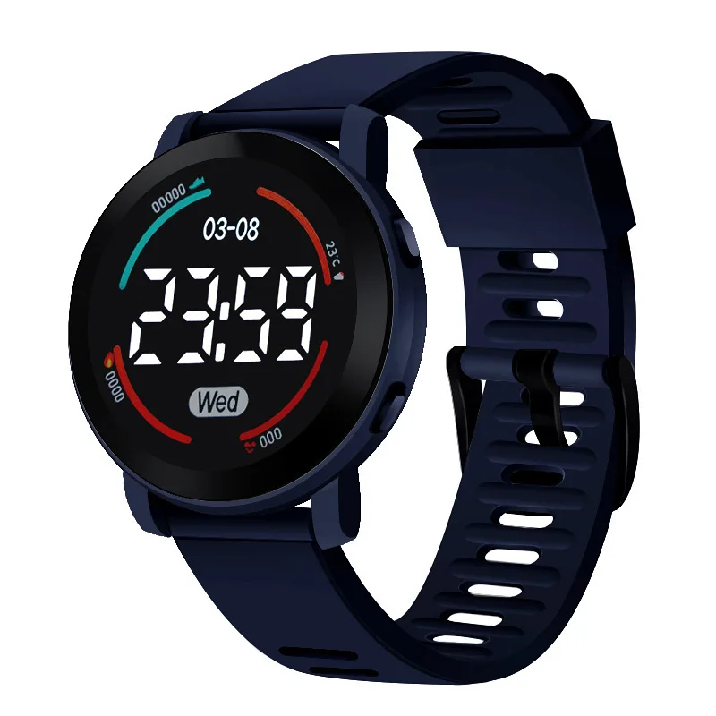 New Waterproof Electronic Watch Simple And Casual Sports Student Exam LED Electronic Watch Wholesale