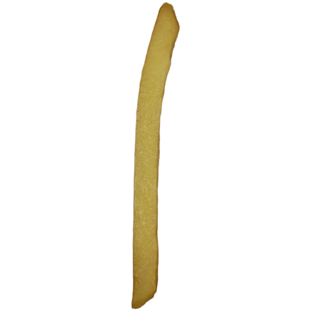 Accesorio de Comida de PVC, Patatas Fritas Falsas para Fotografía de Alimentos, Textura Realista, Material de PVC, Apariencia Realista, Corte Recto y Ondulado