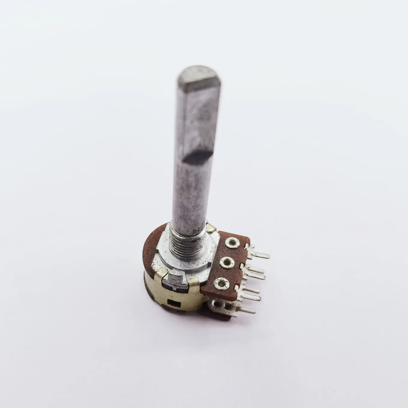 Original New 100% dual A50K C100K stepper sound amplifier volume potentiometer handle length 35MM 6pin (SWITCH) - Image 2