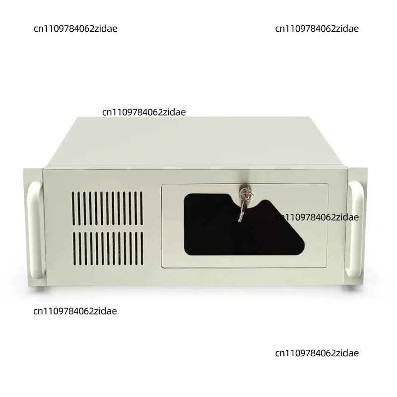 For New 4U 450mm Rackmount IPC Chassis Grey 7 Slot Riserless Support ATX Motherboard ATX PSU 19 Inch Industrial Server Case