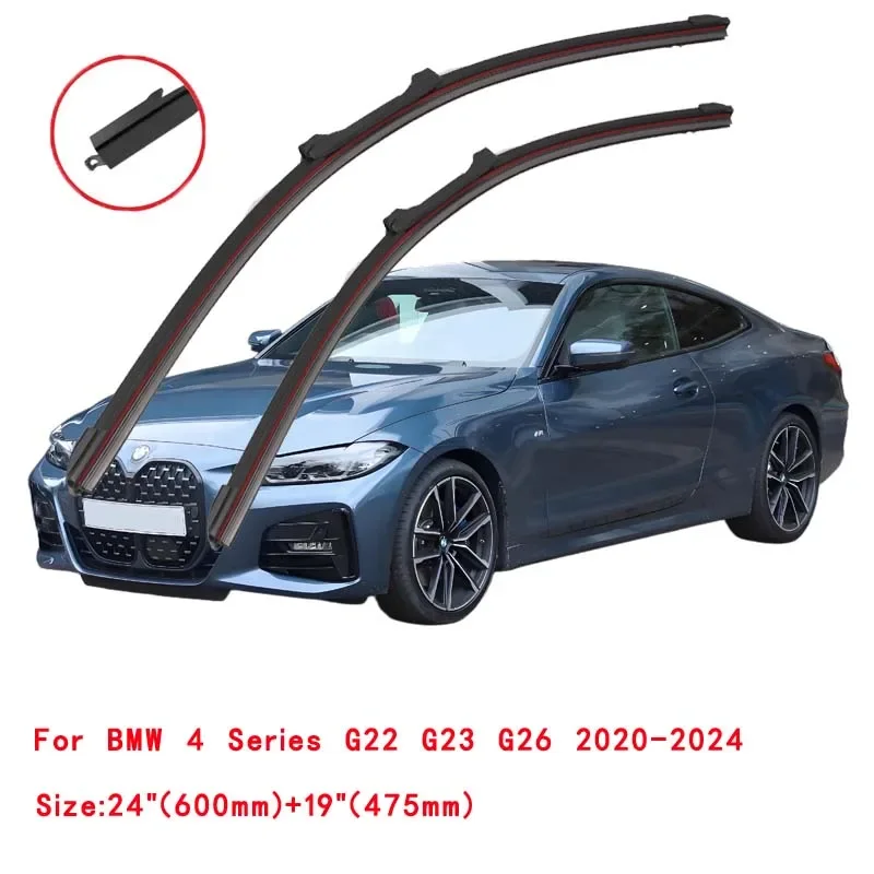 

For BMW 4 Series 2013-2024 Car Windshield Wiper Blade Front Windscreen Brushes Washer Accessories Cleaning Replacement Parts