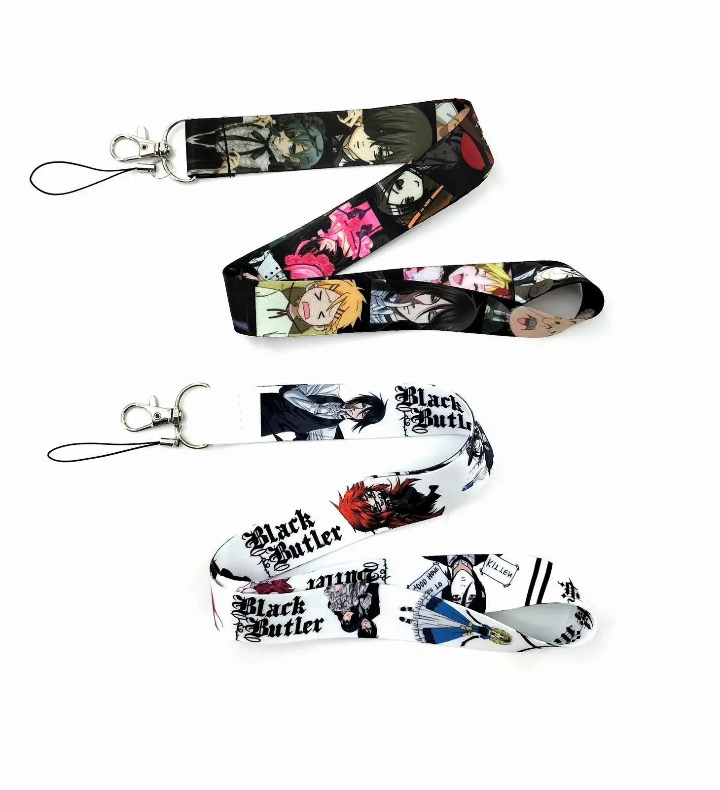 Japan Anime  Black Butler  Lanyard Keychain For Keys Badge ID Mobile Phone Key Rings  Neck Straps Accessories