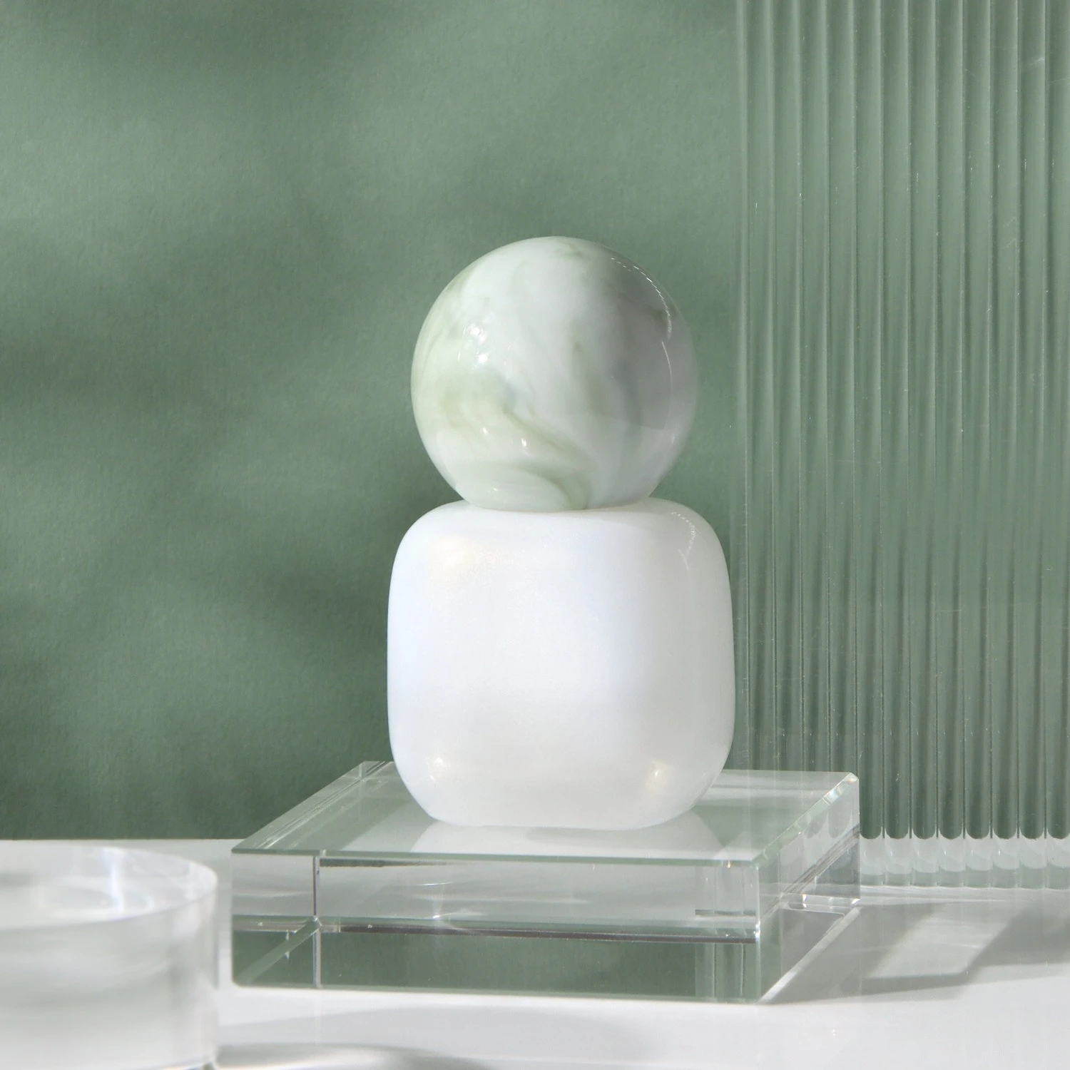 Flacon pulvérisateur de parfum en verre dépoli de 30ML, pour voyage, distributeur vide transparent et rechargeable, pulvérisateur Portable pour Toner, lot de cosmétiques